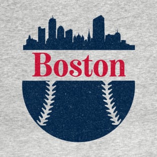 Boston Baseball skyline T-Shirt